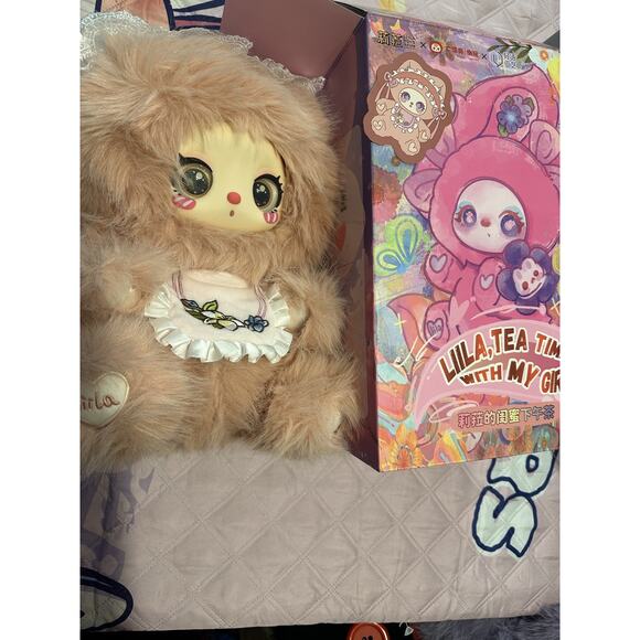 Liila Tea Time With My Girl 600% Series- Pink Kitty Open Box Open Bag with card - Picture 3 of 8